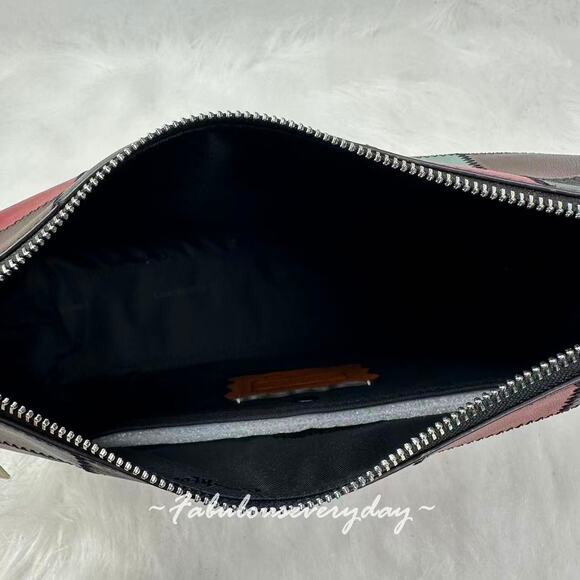 Coach Alter/Ego Slouchy Shoulder Bag In Checkerboard Leather Coachtopia CBE00 - Picture 8 of 9